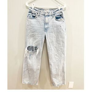 Abercrombie and fitch the 90s relaxed jean high rise